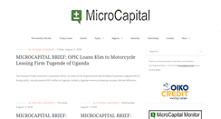 Desktop Screenshot of microcapital.org